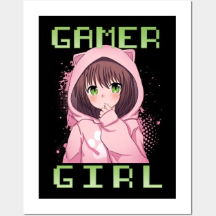 Gamer Girl Anime Cosplay Posters and Art